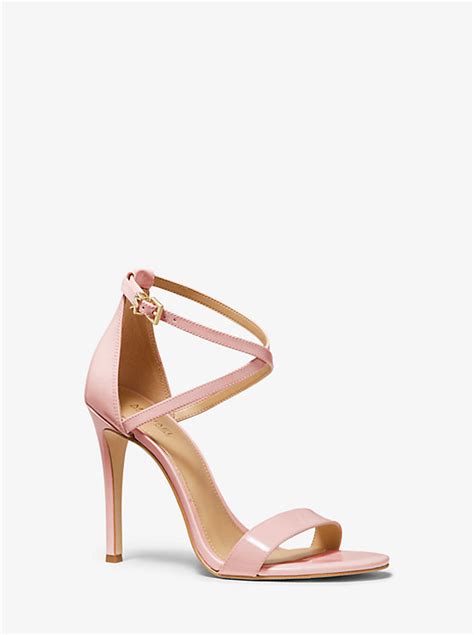 michael kors antonia|Antonia Patent Leather Sandal .